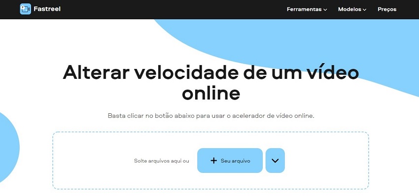 acelerar video online com fastreel