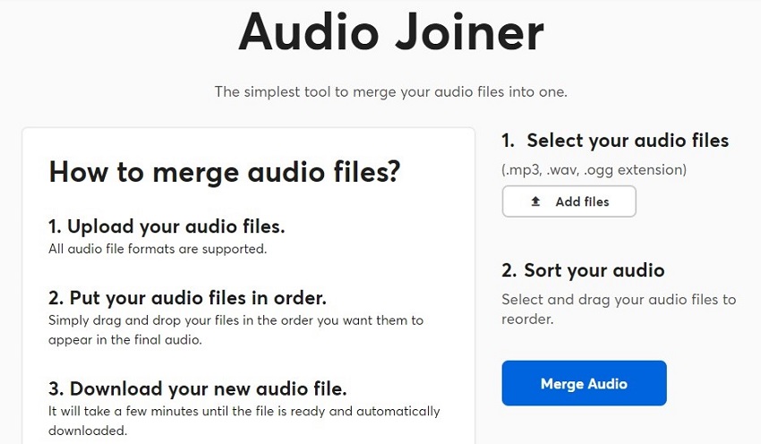 Happyscribe - Audio Joiner