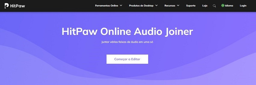 hitpaw online audio joiner
