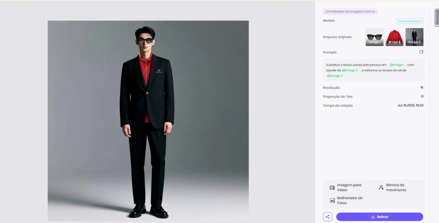 baixar imagens combinados