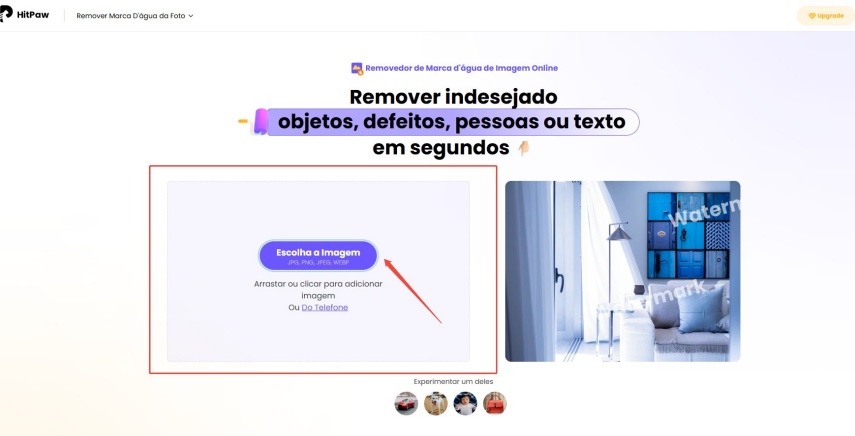 importe o seu arquivo